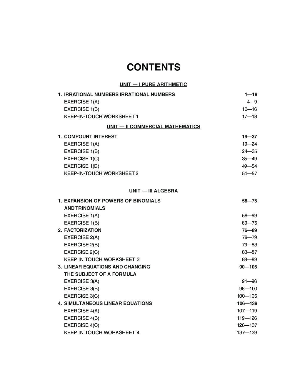 Self-Help to ICSE Mathematics Class 9 (Solutions of Das Gupta) - Page 4