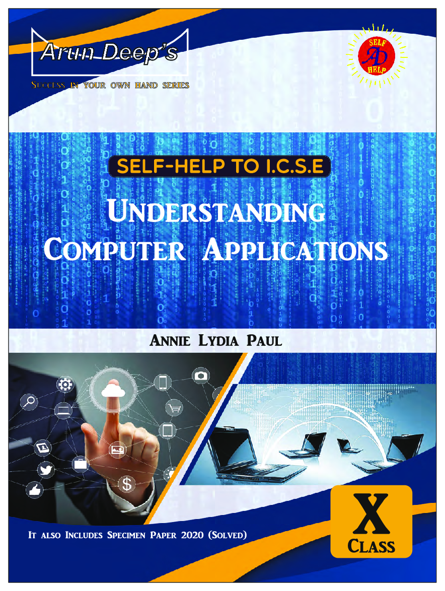 Self-Help to ICSE Understanding Computer Applications Class 10 - Page 2