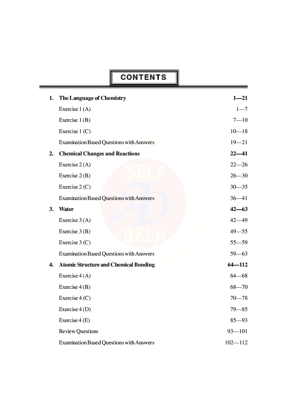 Self-Help to ICSE Chemistry Class 9 - Page 4
