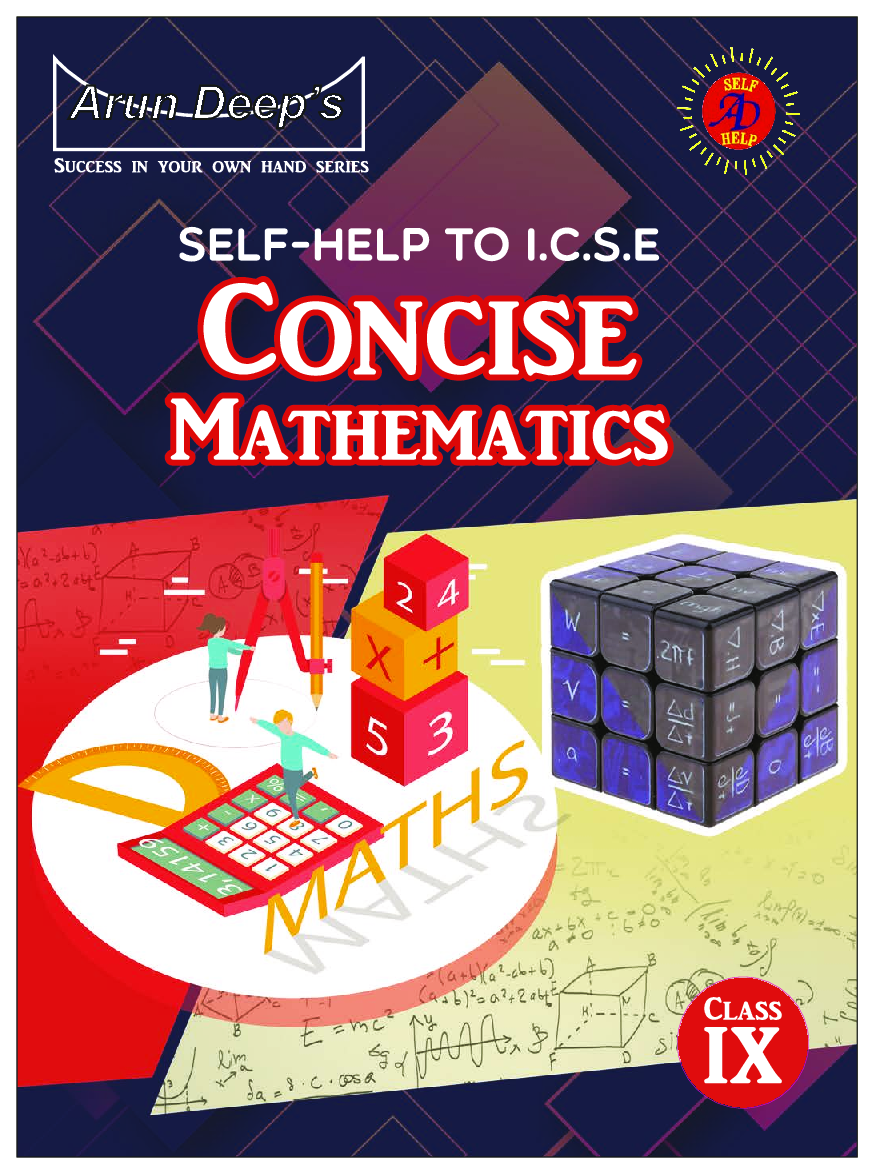 Self-Help to ICSE Concise Mathematics Class 9 - Page 1