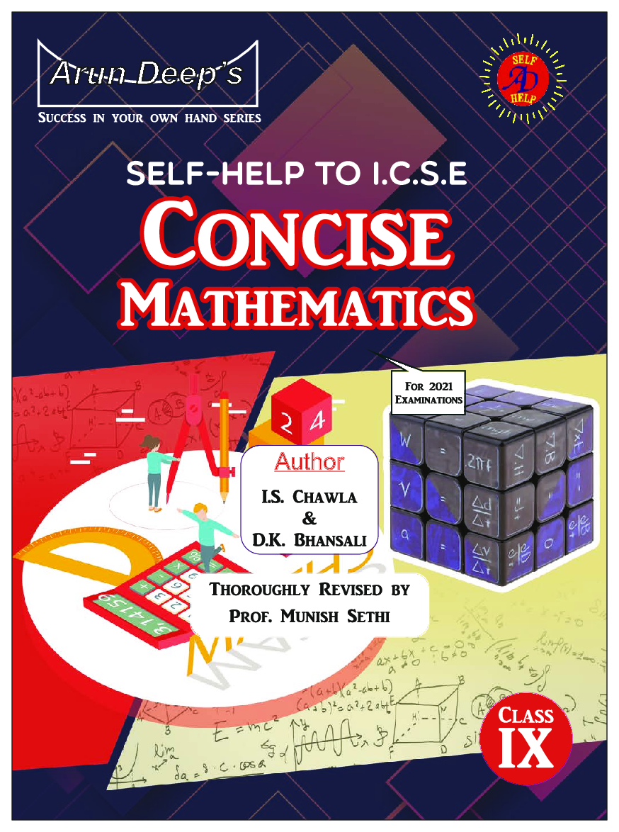 Self-Help to ICSE Concise Mathematics Class 9 - Page 2