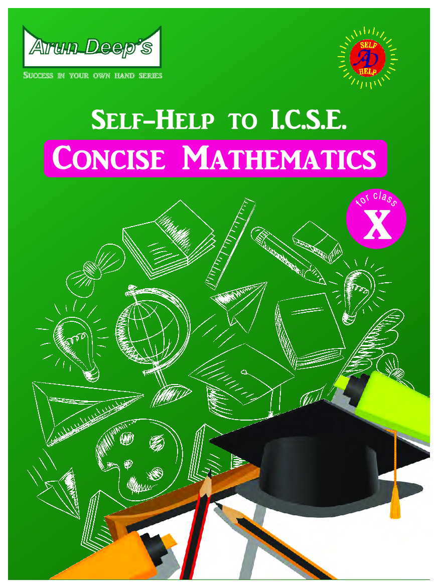 Self-Help to ICSE Concise Mathematics Class 10 - Page 1