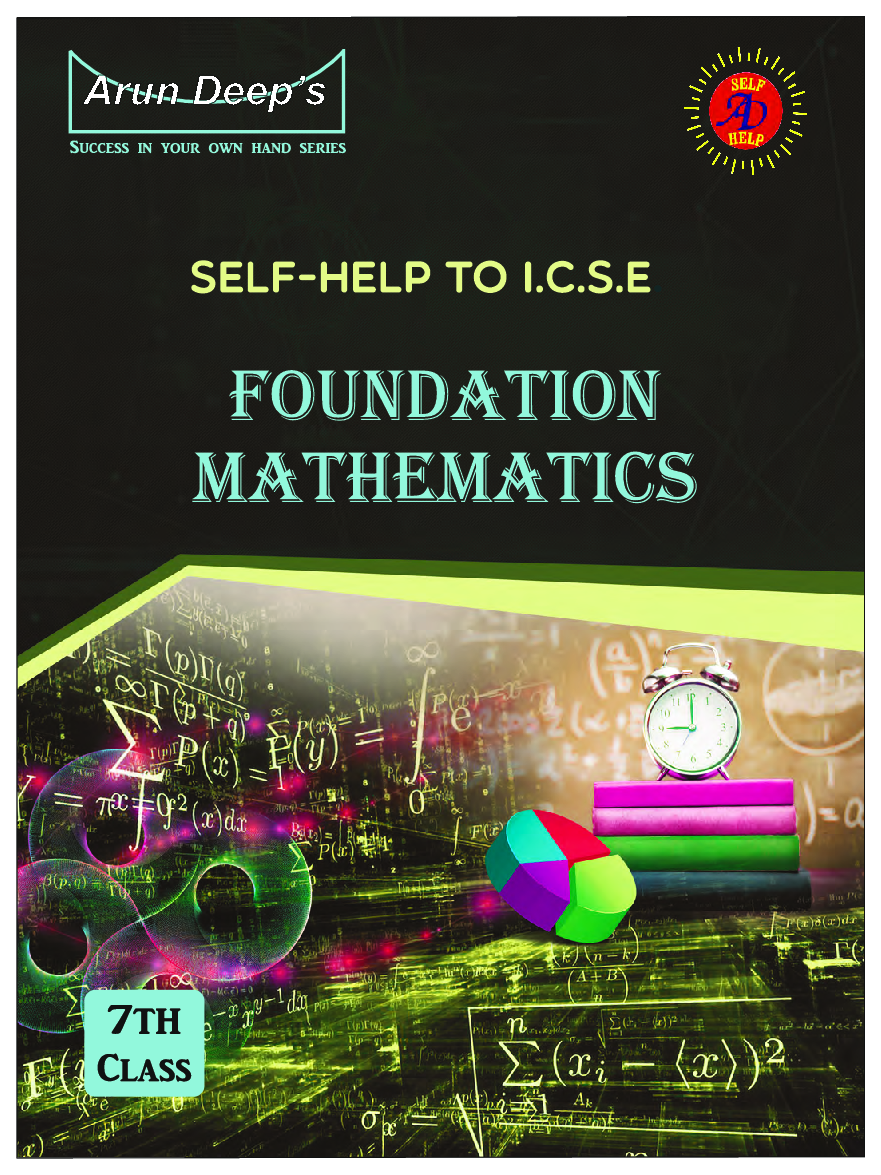 Self-Help to ICSE Foundation Mathematics Class 7 - Page 1