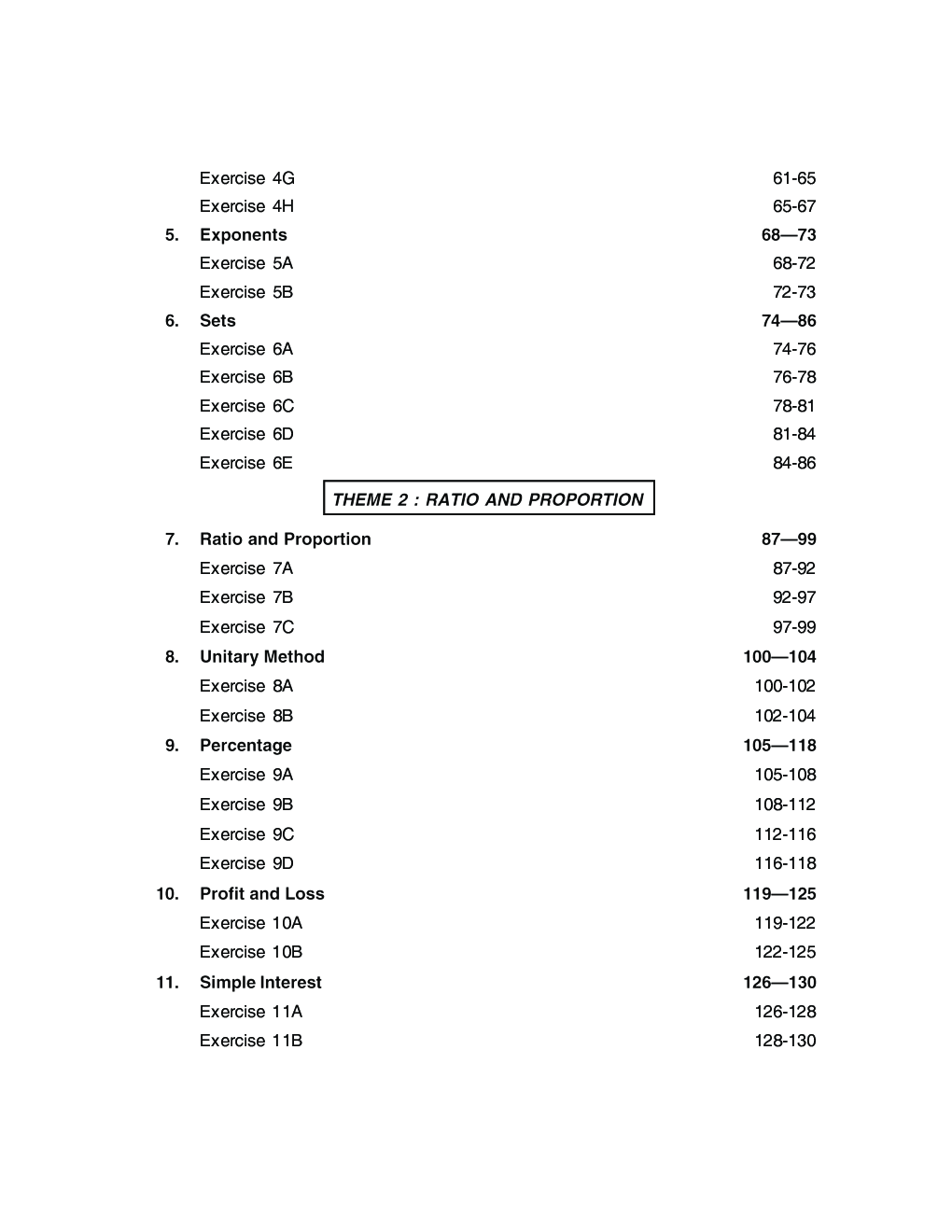 Self-Help to ICSE Foundation Mathematics Class 7 - Page 5
