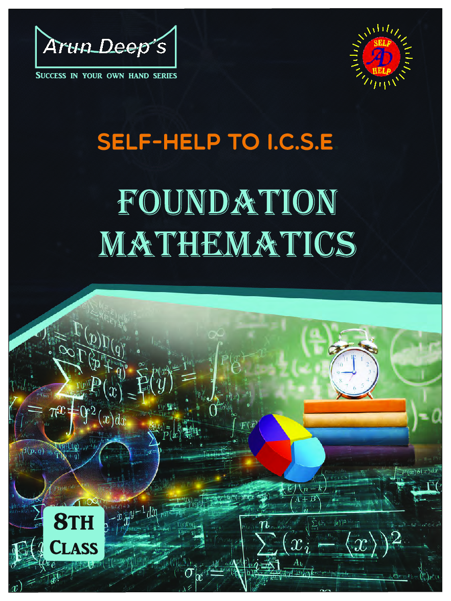 Self-Help to ICSE Foundation Mathematics Class 8 - Page 1