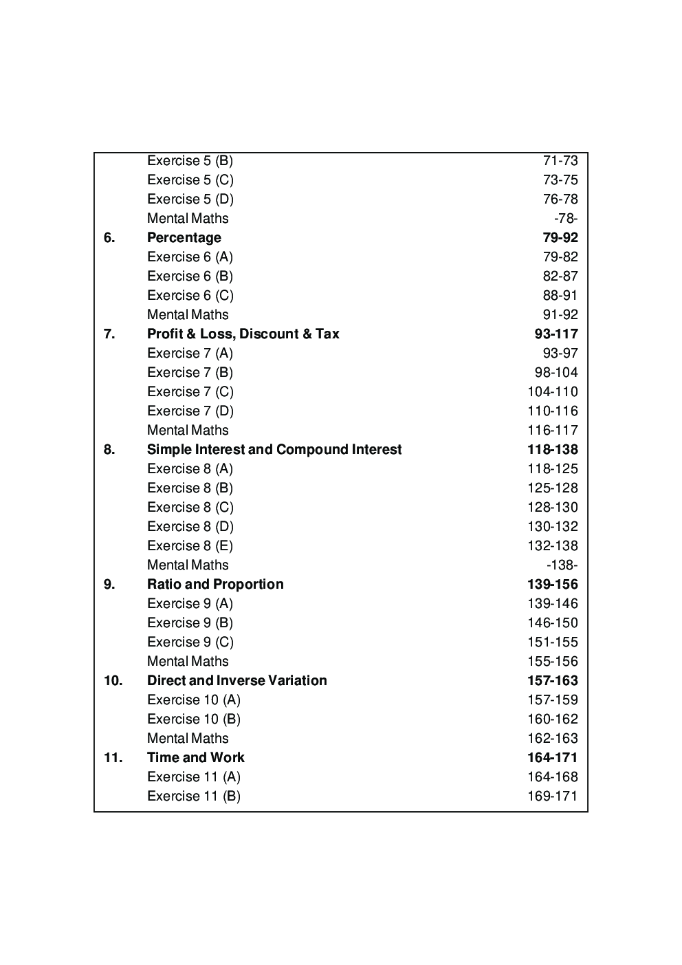 Self-Help to ICSE Foundation Mathematics Class 8 - Page 5