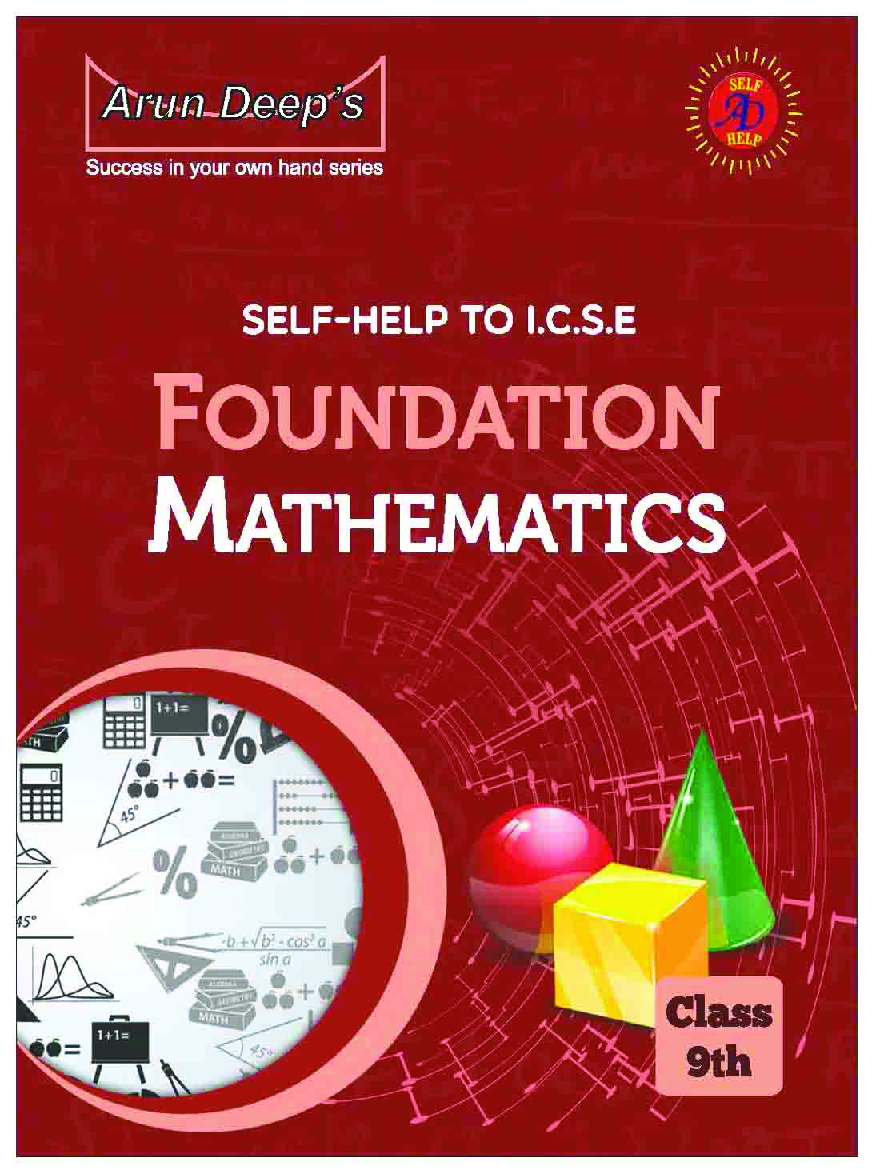 Self-Help to ICSE Foundation Mathematics Class 9 - Page 1