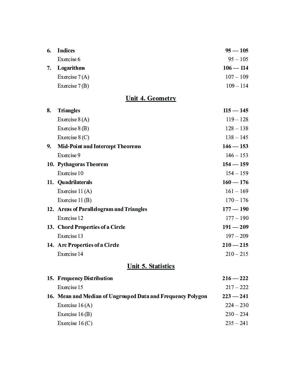 Self-Help to ICSE Foundation Mathematics Class 9 - Page 5