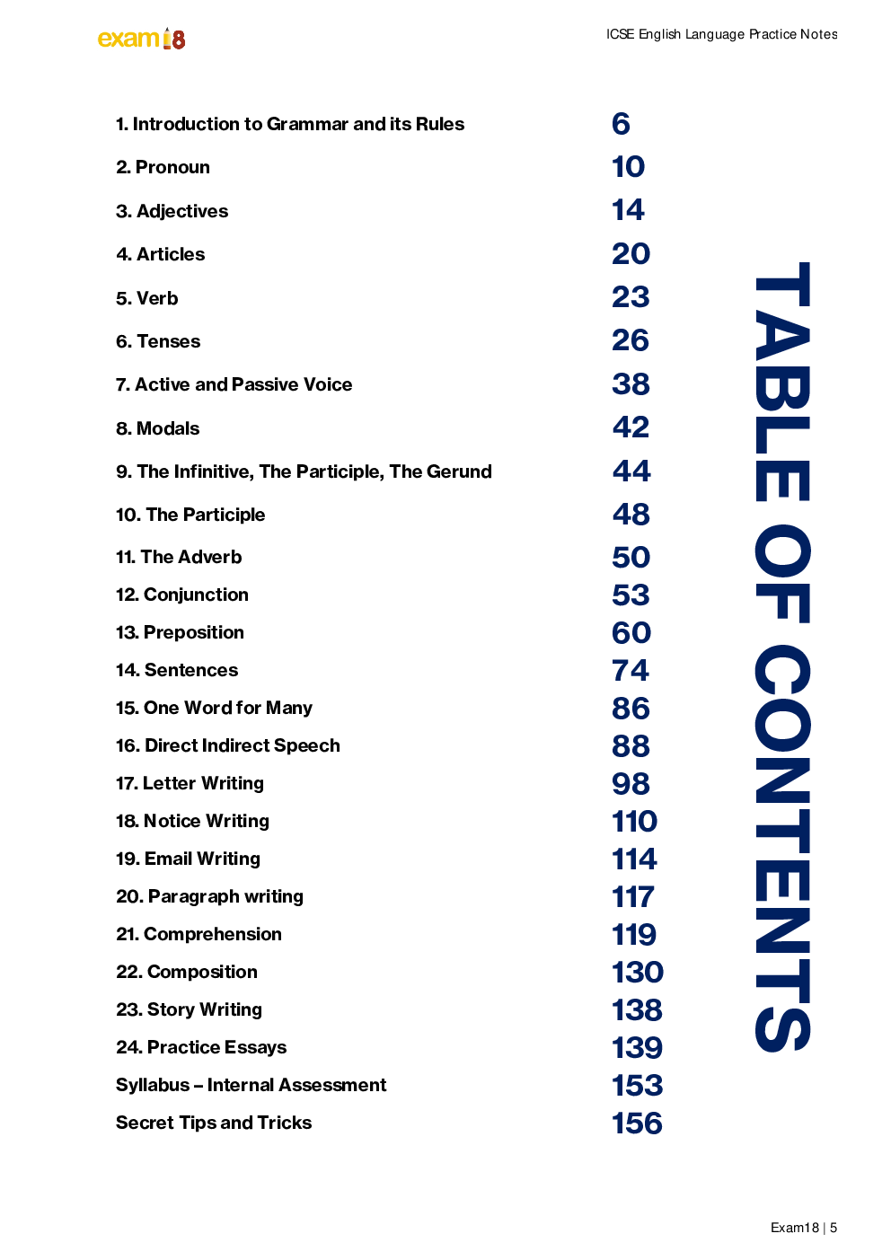 Exam18 ICSE English Language Last Step Practice Package - Page 5