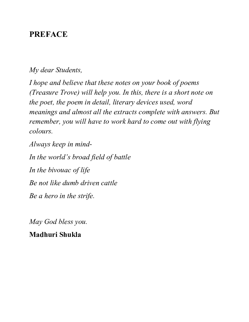 Exam18 Ultimate Guide To Treasure Trove Poems In English For ICSE Class 10 - Page 3