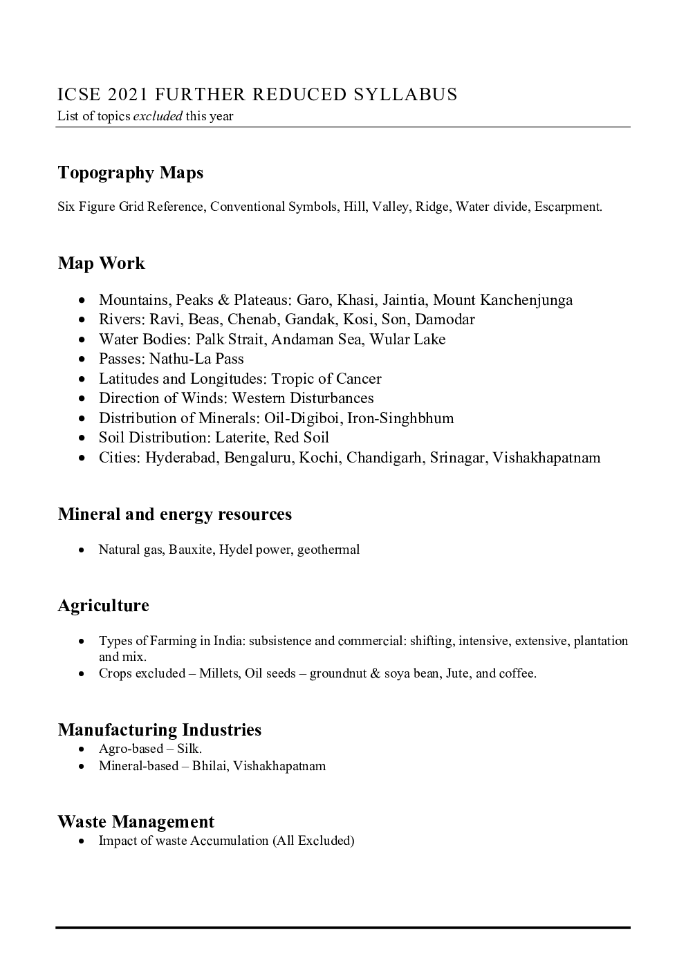 Exam18 ICSE Class 10: Complete Revision Notes For Geography - Page 4