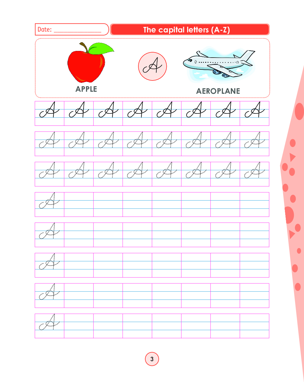 Cursive Writing Capital Letters  - Page 4
