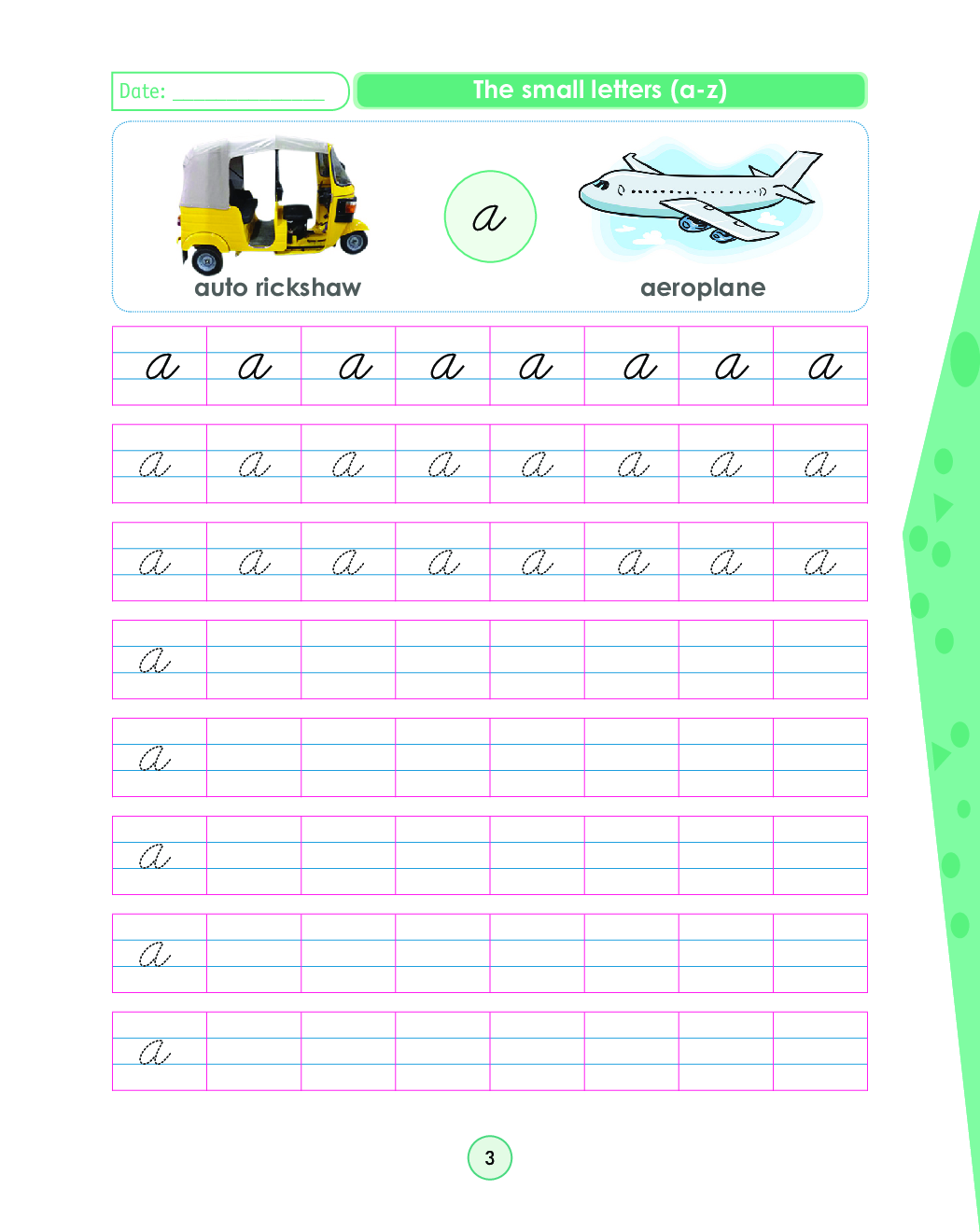 Cursive Writing Small Letters - Page 4