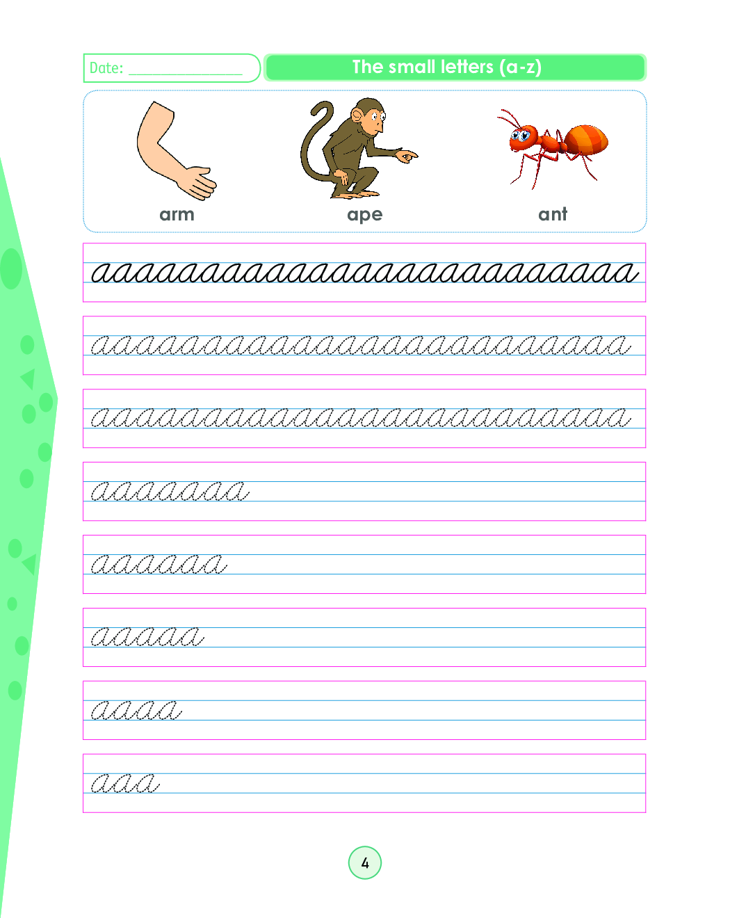 Cursive Writing Small Letters - Page 5