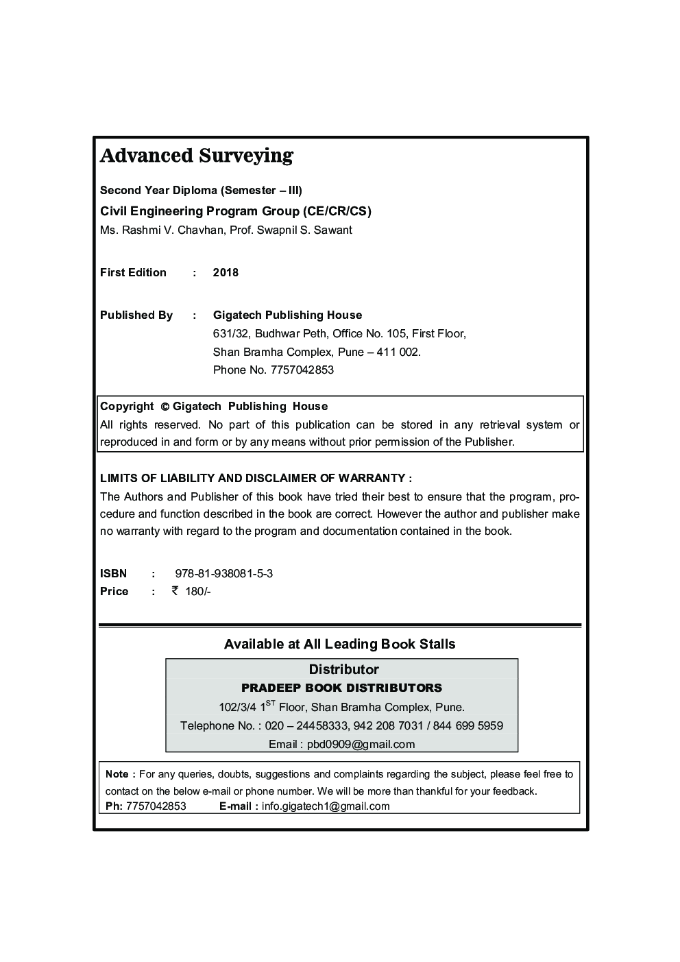 Advanced Surveying - Page 3