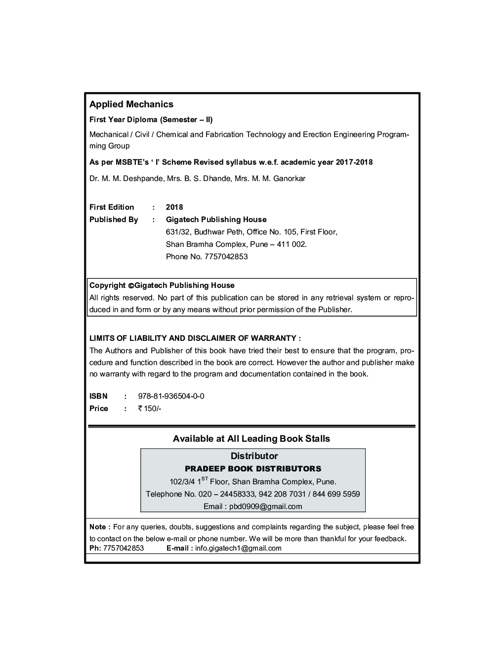 Applied Mechanics - Page 3