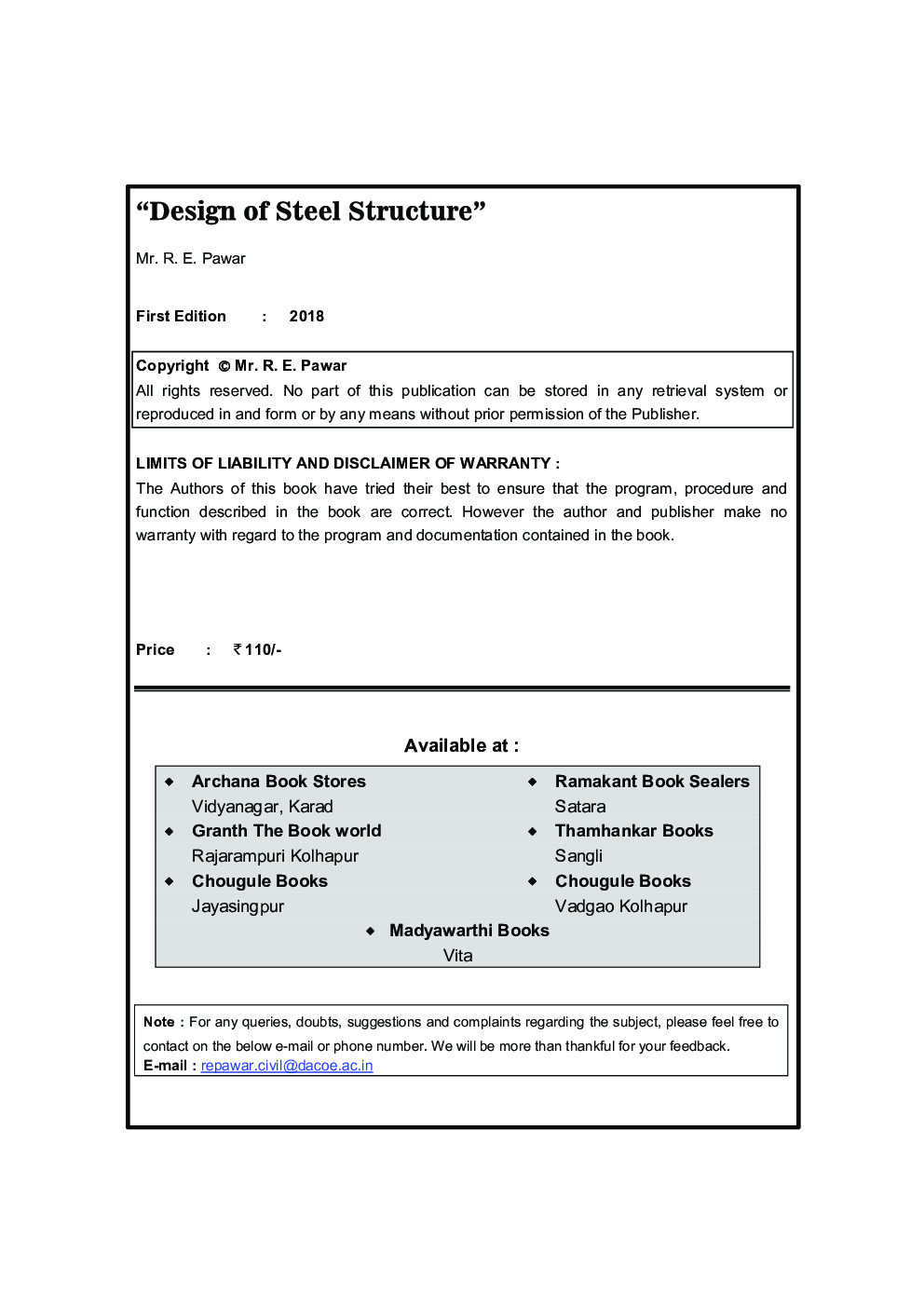 Design Of Steel Structure - Page 3