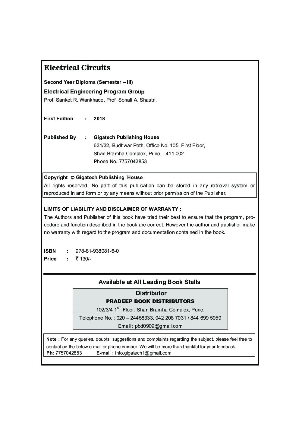 Electrical Circuits - Page 3