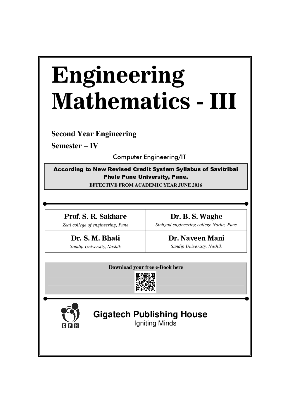 Engineering Mathematics - III (Computer Branch) - Page 2