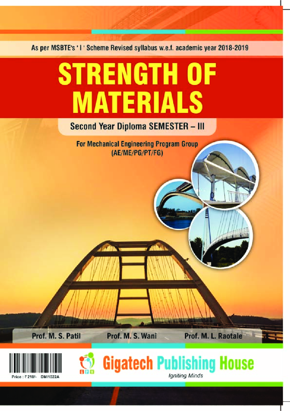 Download Strength Of Materials (As Per MSBTE Syllabus) by Prof. M. S