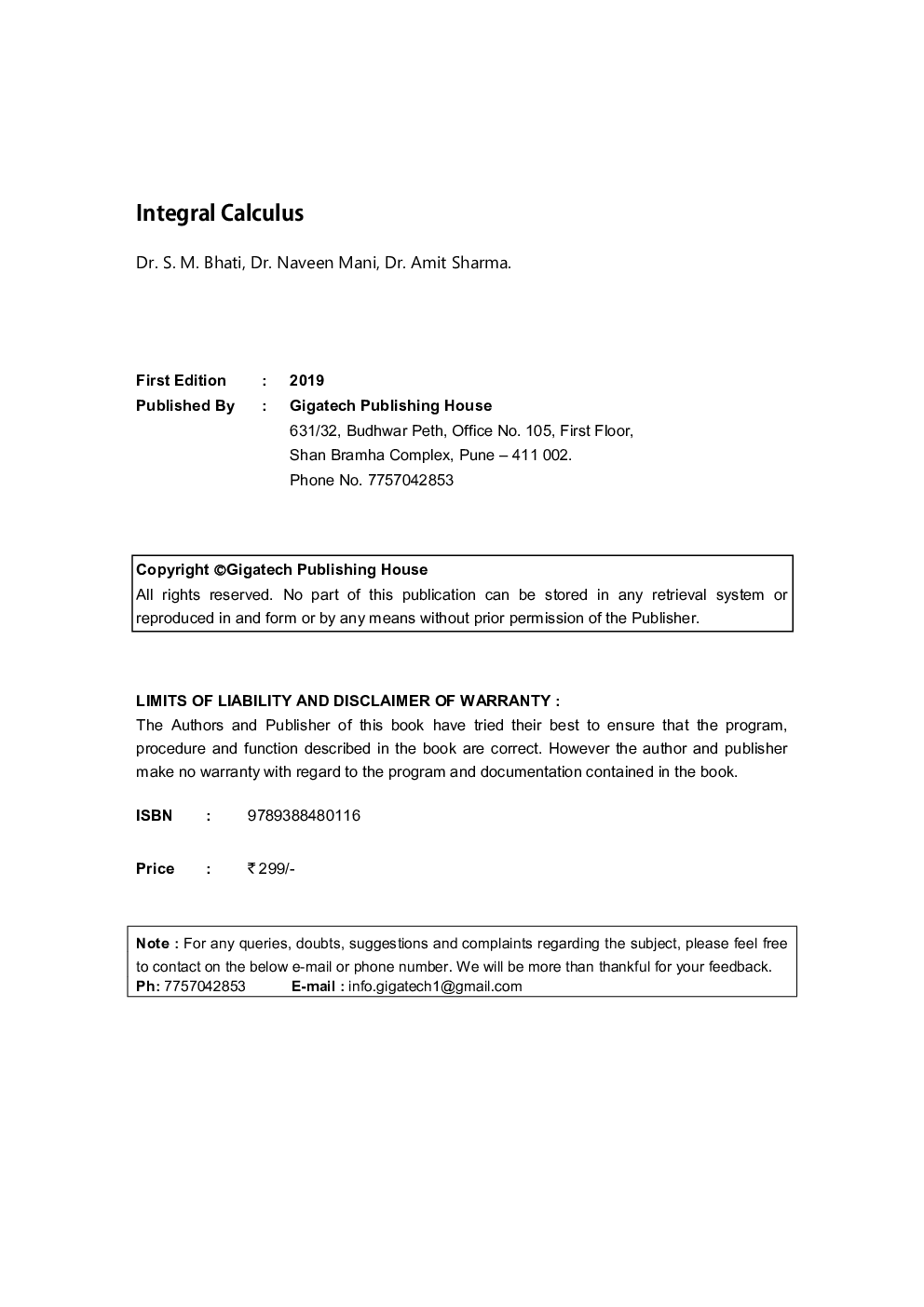Integral Calculus - Page 3