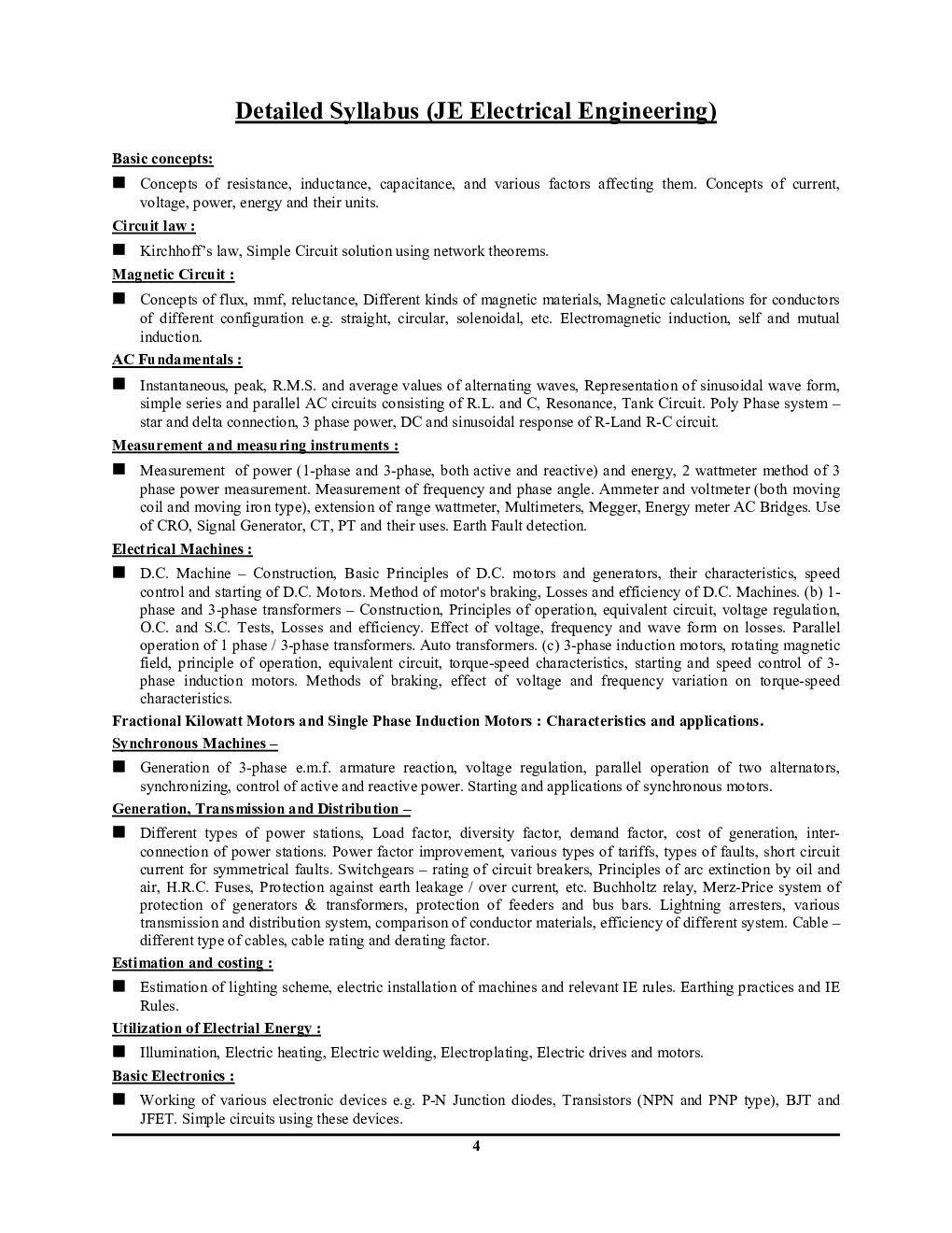 2021-22 SSC JE इलेक्ट्रिकल इंजीनियरिंग जूनियर इंजीनियर सॉल्व्ड पेपर्स - Page 5