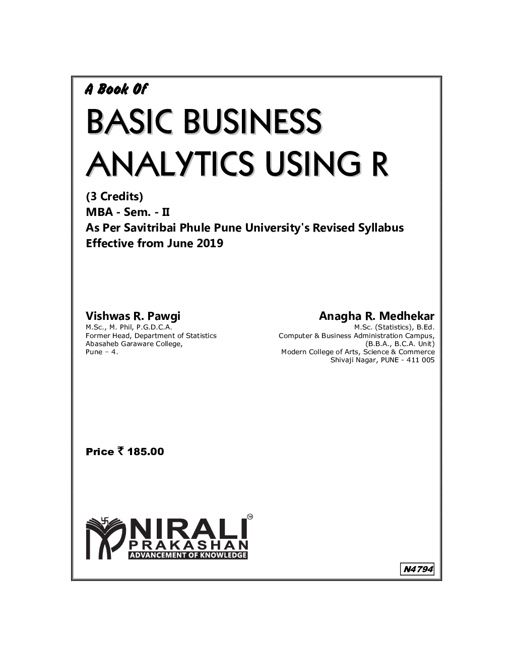 Basic Business Analysis Using R - Page 2