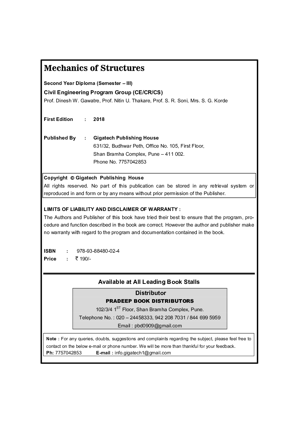 Mechanics Of Structures - Page 3