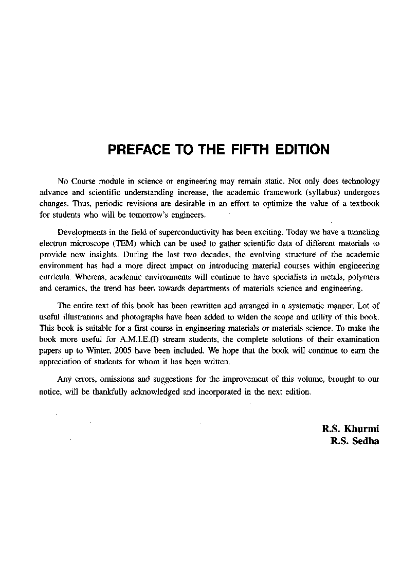 Download Materials Science PDF Online by R.S. Khurmi, Dr.R.S. Sedha