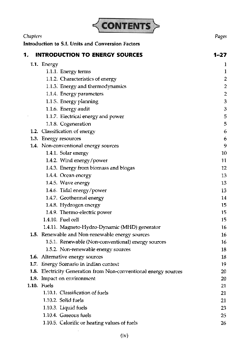 Download Non Conventional Energy Sources And Utilisation Energy Engineering PDF Online by R.K