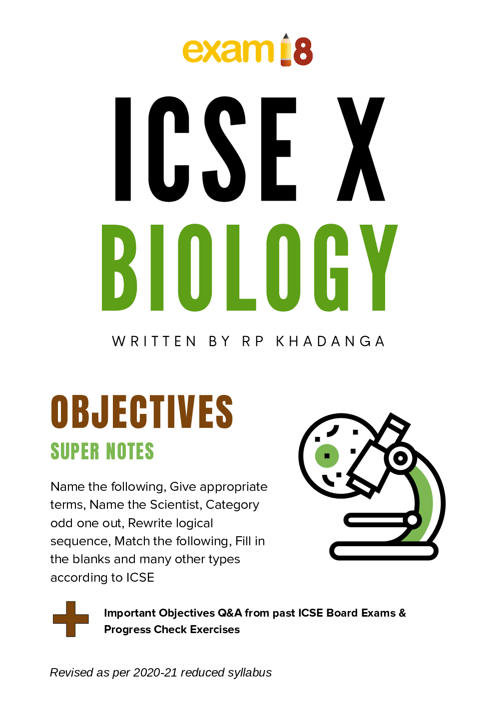 Exam18 ICSE Biology Class 10 Complete Objective Revisions - Page 1