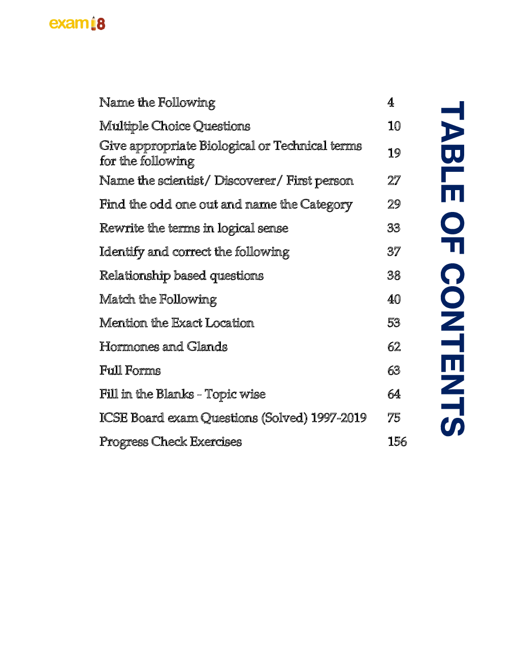 Exam18 ICSE Biology Class 10 Complete Objective Revisions - Page 3