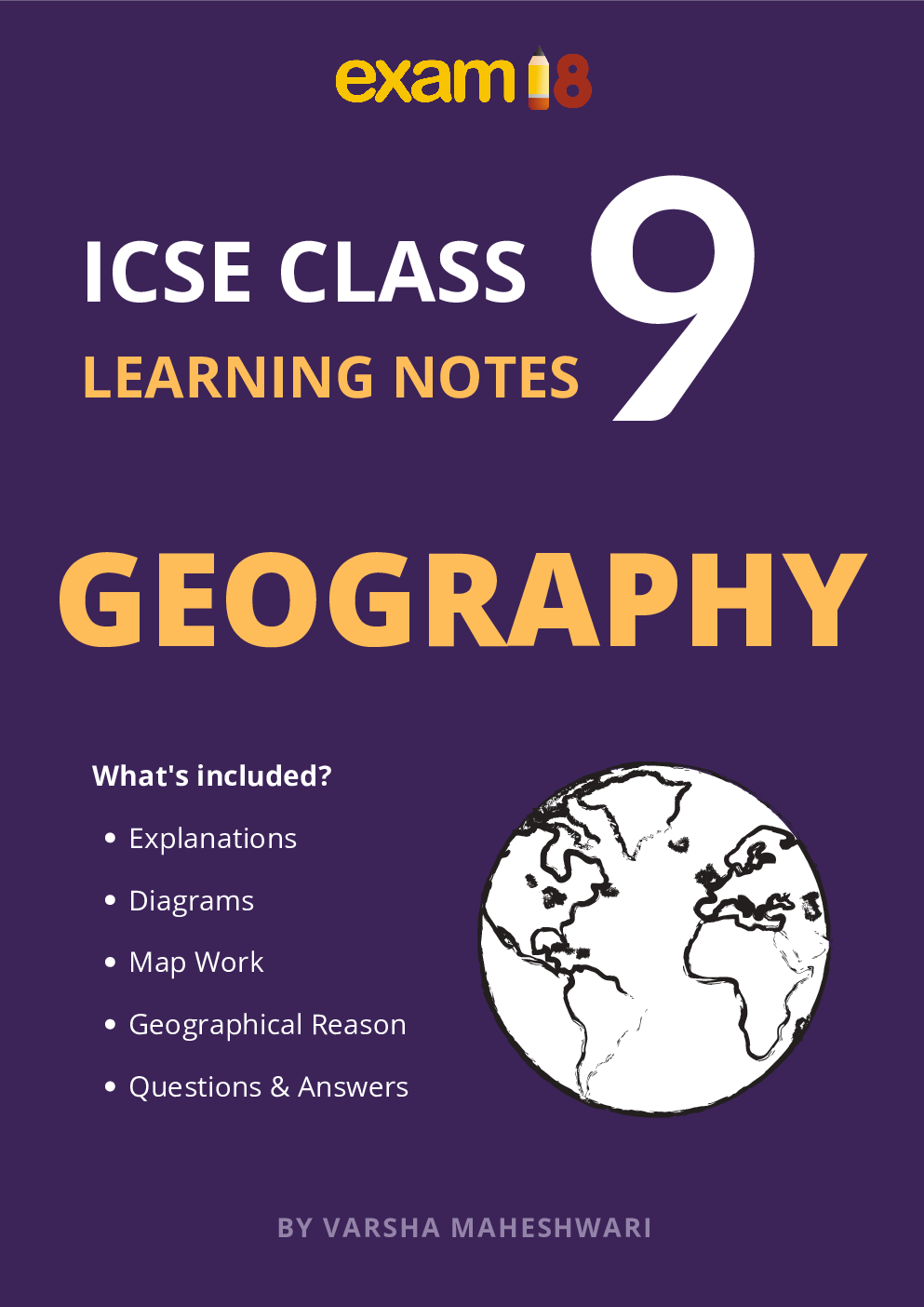 Exam18 ICSE Class 9 Geography Learning Notes - Page 1