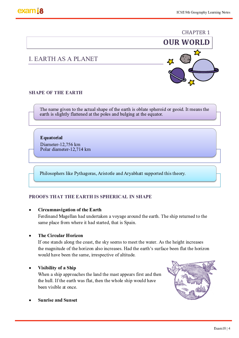 Exam18 ICSE Class 9 Geography Learning Notes - Page 4