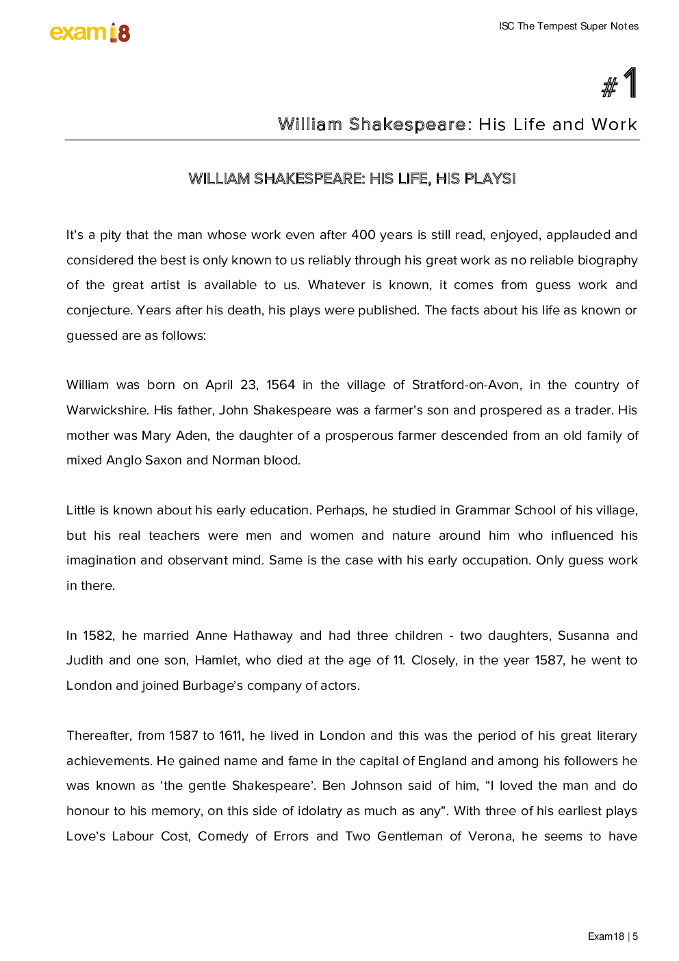 Exam18 ISC The Tempest Super Notes - Page 5