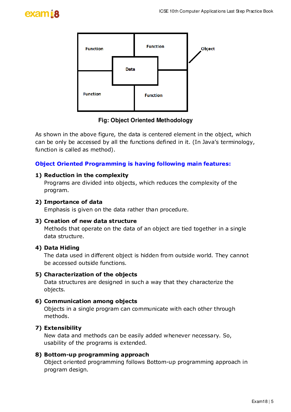 Exam18 Last Step Practice Book For Computer Applications In ICSE Class 10 - Page 5