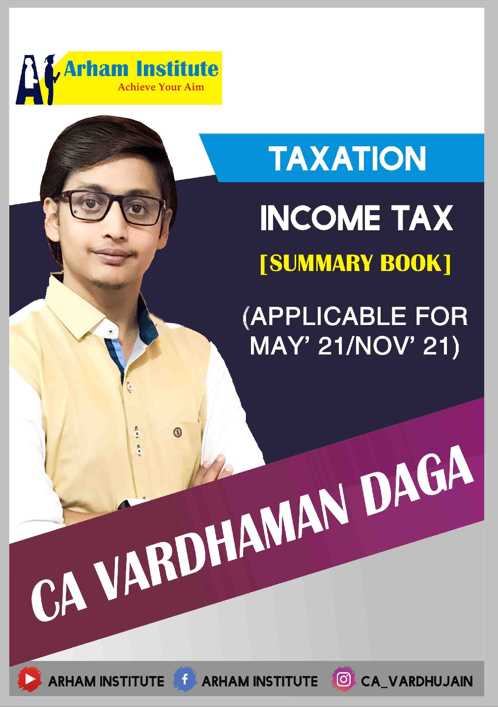 Taxation Income Tax Summary Book (Applicable For MAY21/NOV21) - Page 1
