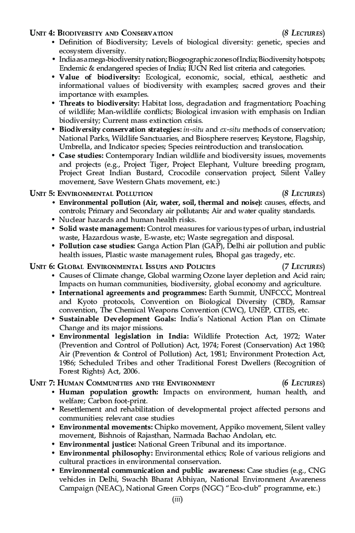 Environmental Science B.Com Hons Semester 1 For Delhi University - Page 4