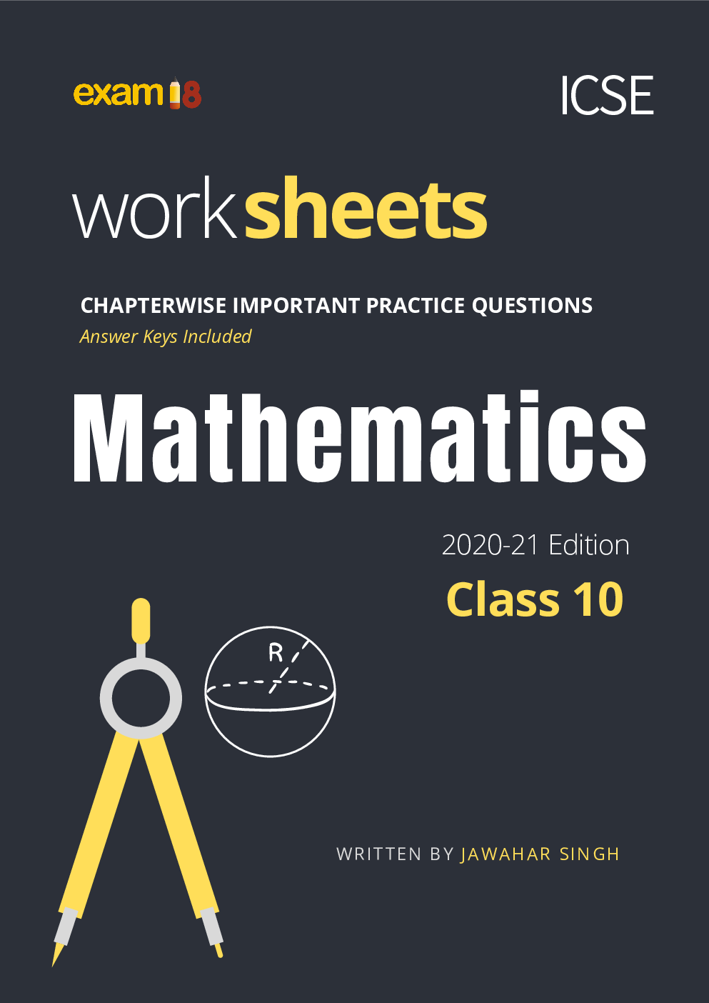 Exam18 ICSE Maths Chapterwise Practice Workbook For Class 10 - Page 1