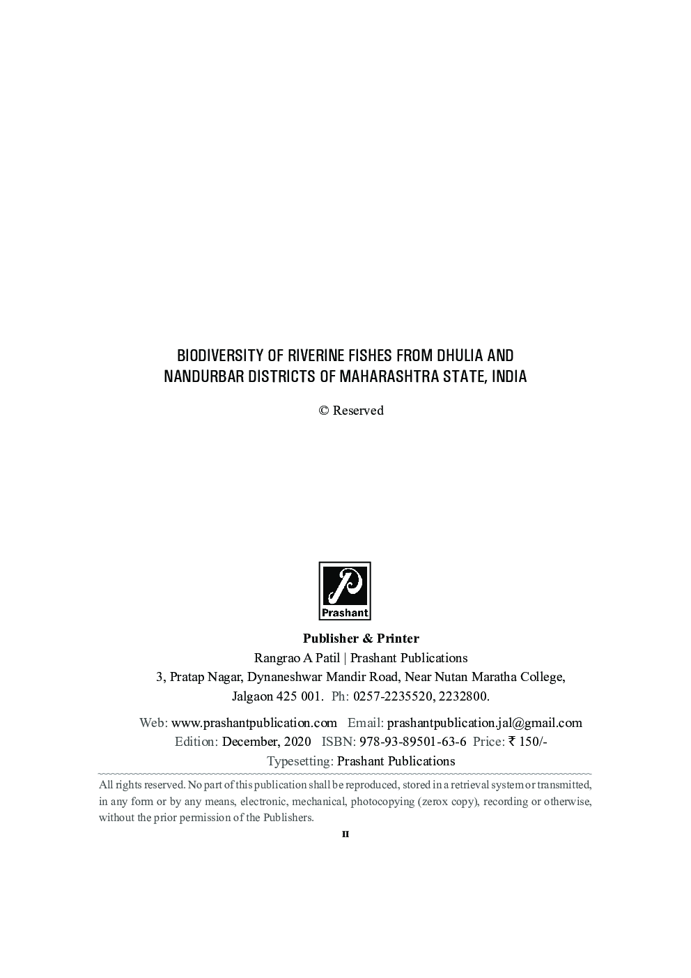 Biodiversity Of Riverine Fishes - Page 3