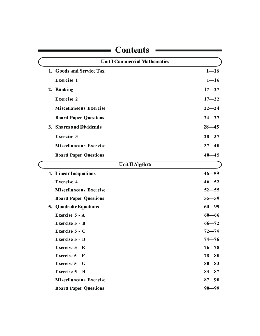 Self-Help To ICSE Frank EMU Mathematics Class 10 (Solutions of B.N. Shashtry) - Page 4