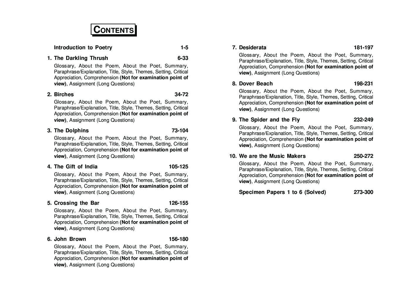 Self-Help To A Collection of ISC Poems Reverie Class 11 And 12 - Page 3