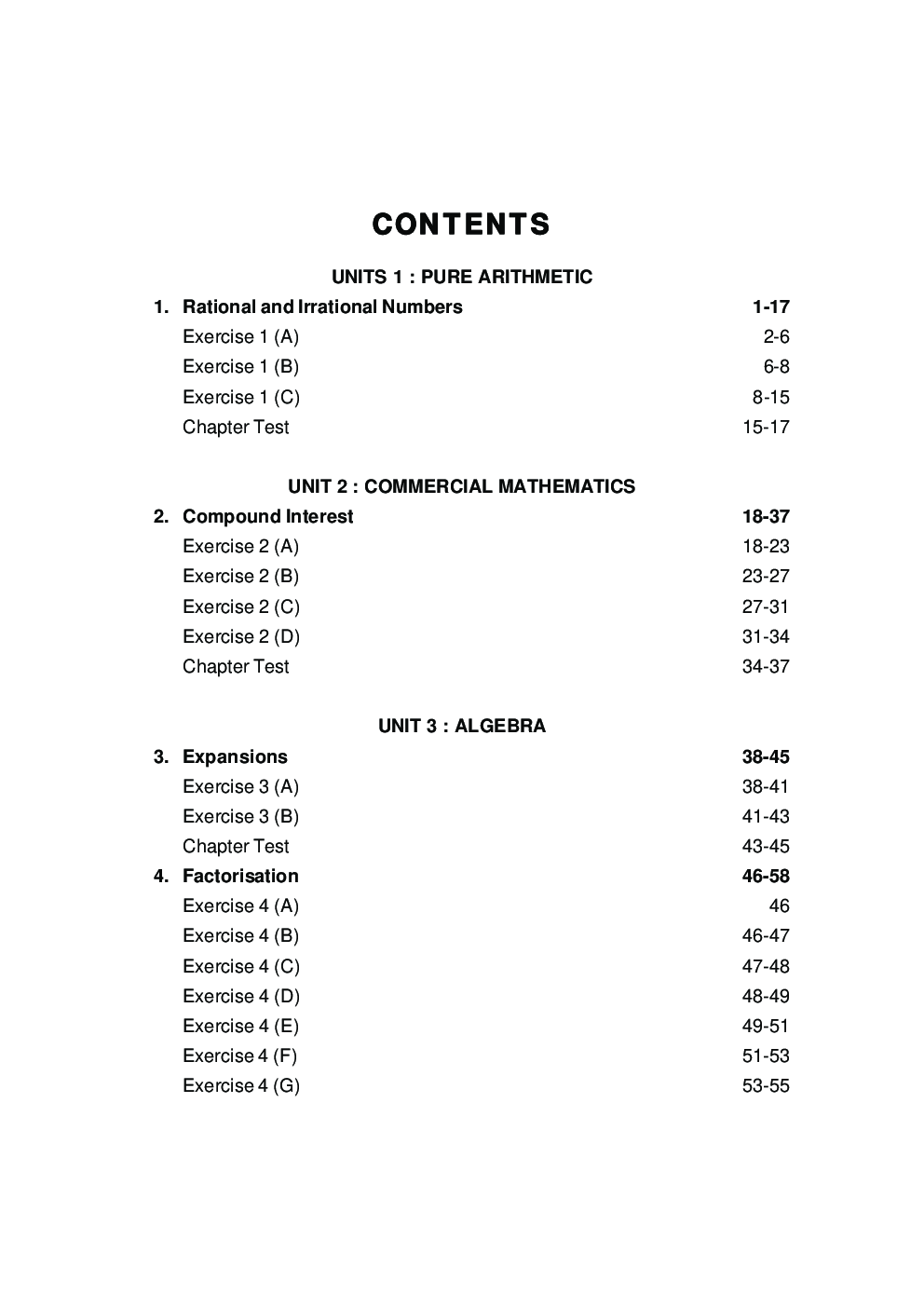 Self-Help To ICSE Mathematics Class 9 (Solutions of OP Malhotra) - Page 2