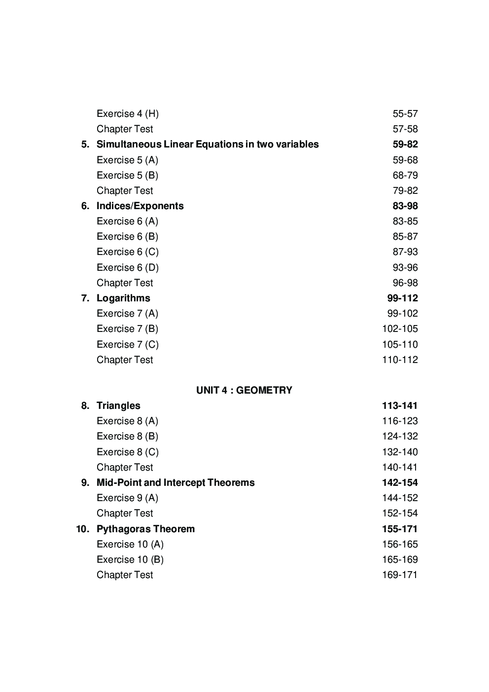 Self-Help To ICSE Mathematics Class 9 (Solutions of OP Malhotra) - Page 3