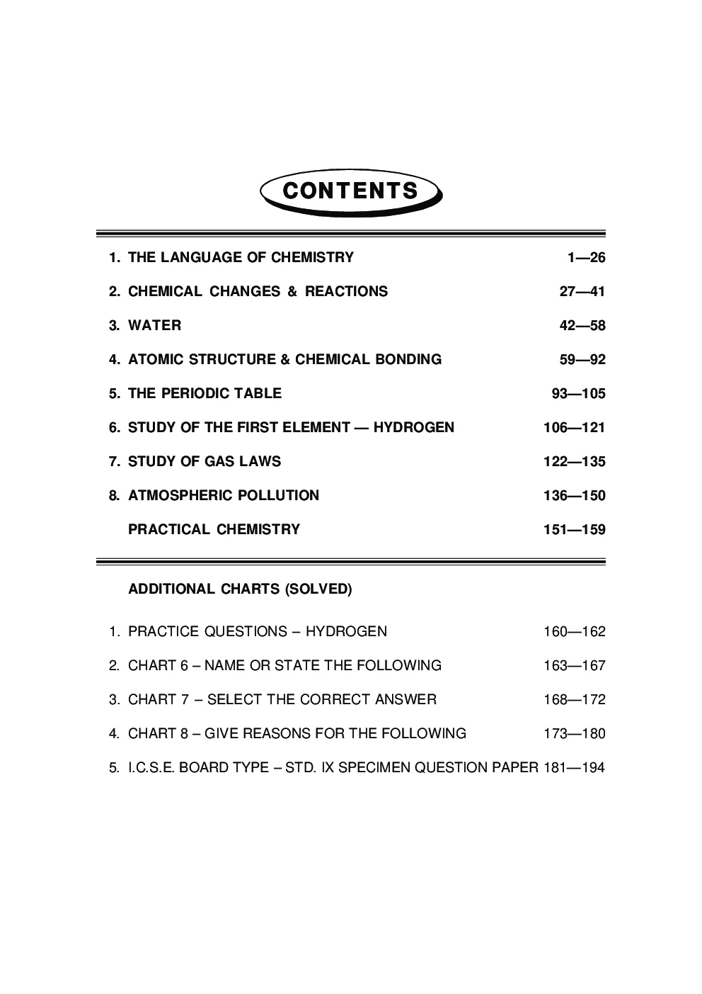 Self-Help To ICSE Simplified Chemistry Class 9 - Page 4