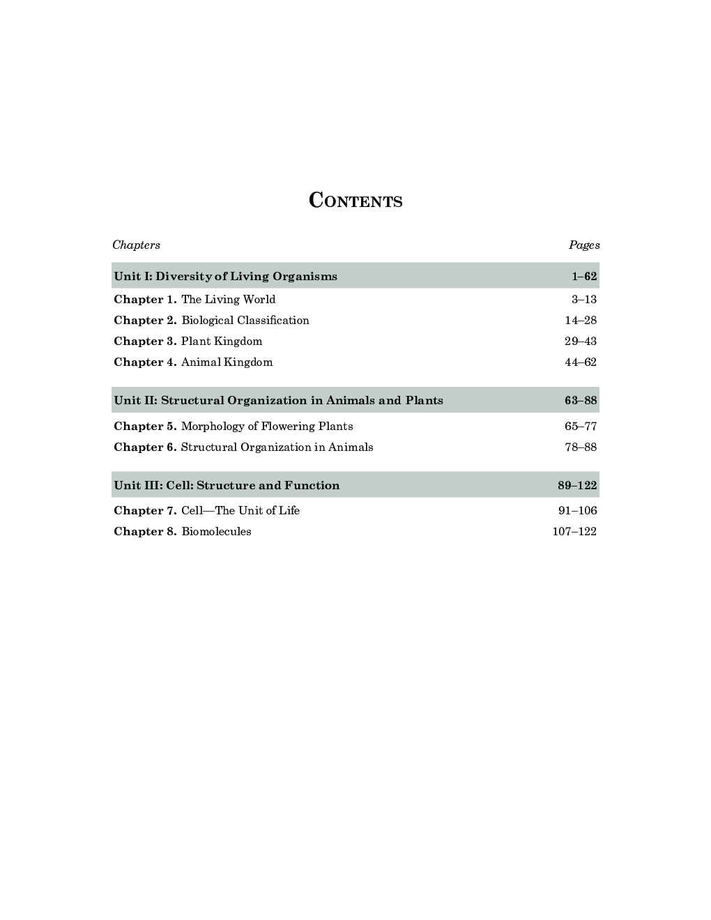 Comprehensive CBSE Objective Type Question Bank Biology-XI (Term-I) - Page 5