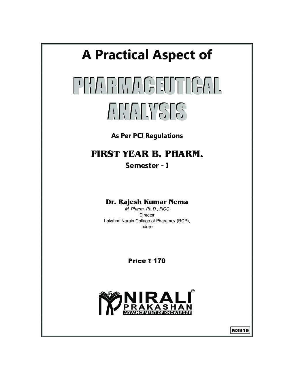 A Practical Aspect Of Pharmaceutical Analysis - Page 2