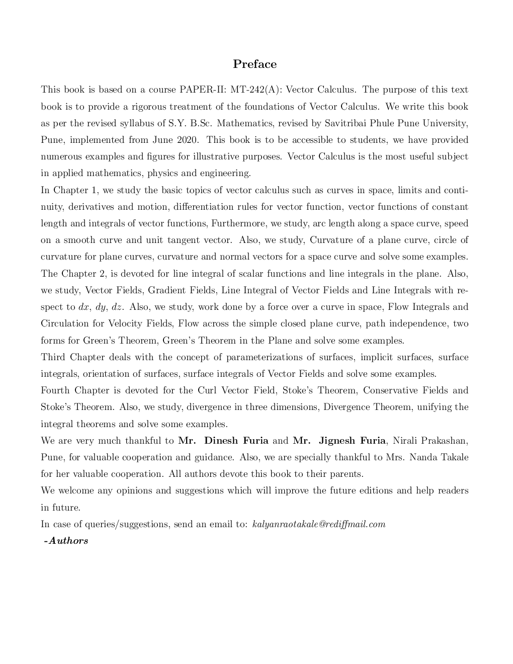 Vector Calculus - Page 5