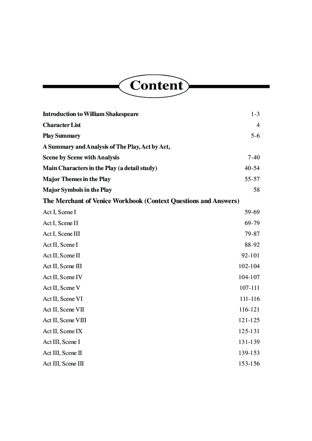 Self-Help To ICSE The Merchant Of Venice (workbook Solved) Classes 9 And 10 - Page 4