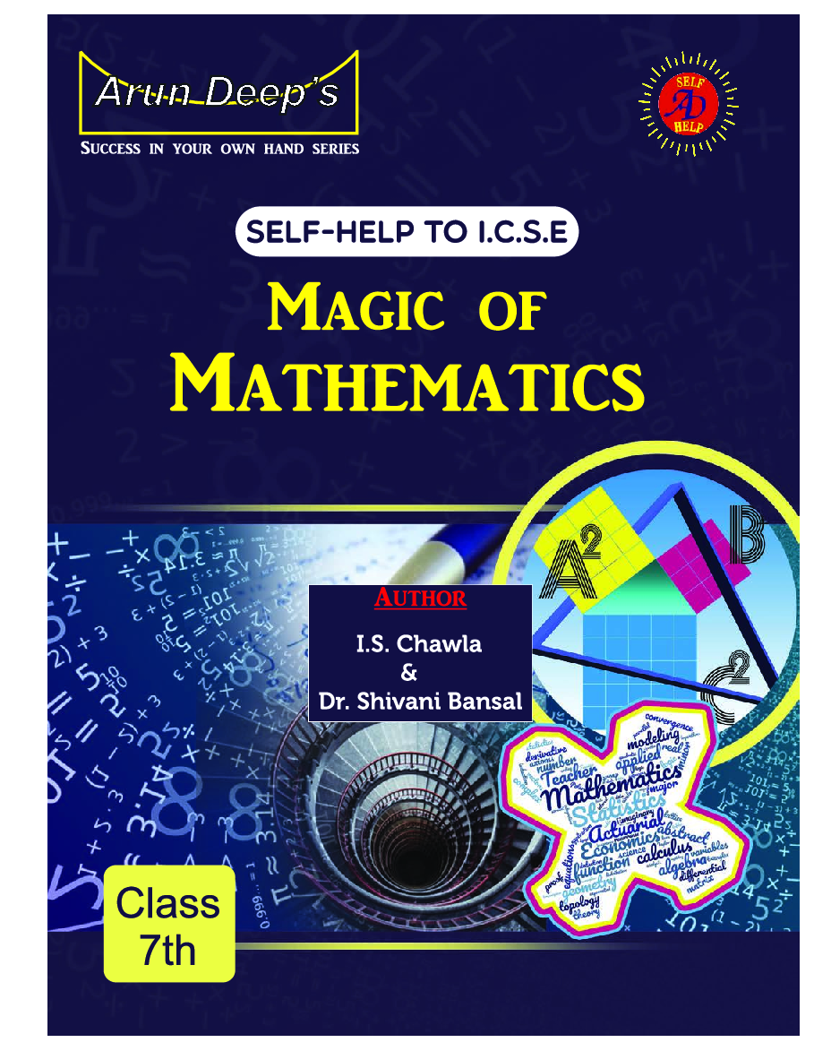Self-Help To ICSE Together With Magic Of Mathematics Class 7 - Page 2